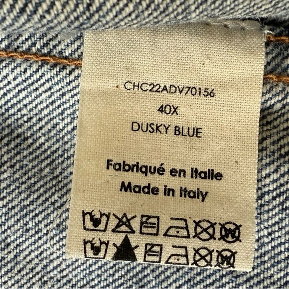 Chloe by Chloe Cropped Denim Jacket in Dusty Blue NWOT - Picture 12 of 15
